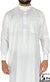 White - Men Saudi Ad-Daffah LT Thob by Ibn Ameen - IA3