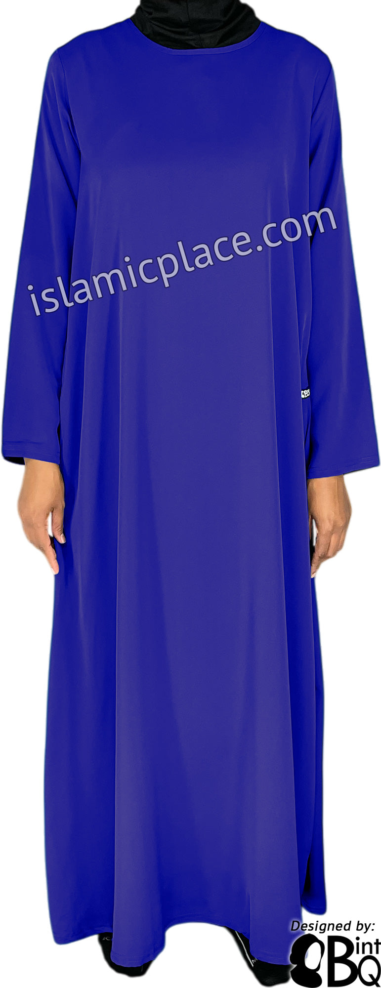 Cobalt - Basics Plain Abaya by BintQ