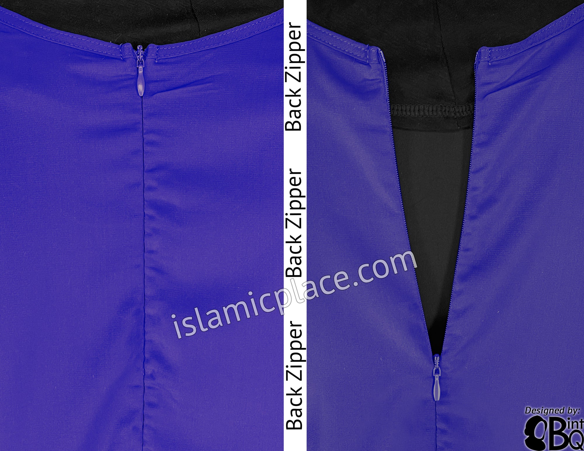 Cobalt - Basics Plain Abaya by BintQ