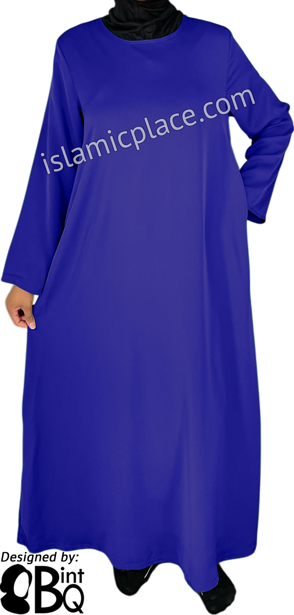 Cobalt - Basics Plain Abaya by BintQ