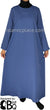 Denim Blue - Basics Plain Abaya by BintQ