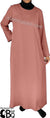 Dusty Rose - Basics Plain Abaya by BintQ