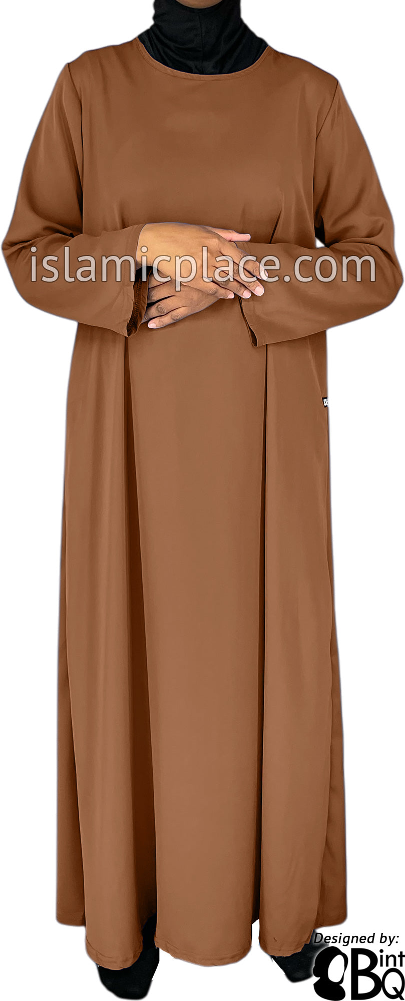 Hazelnut - Basics Plain Abaya by BintQ