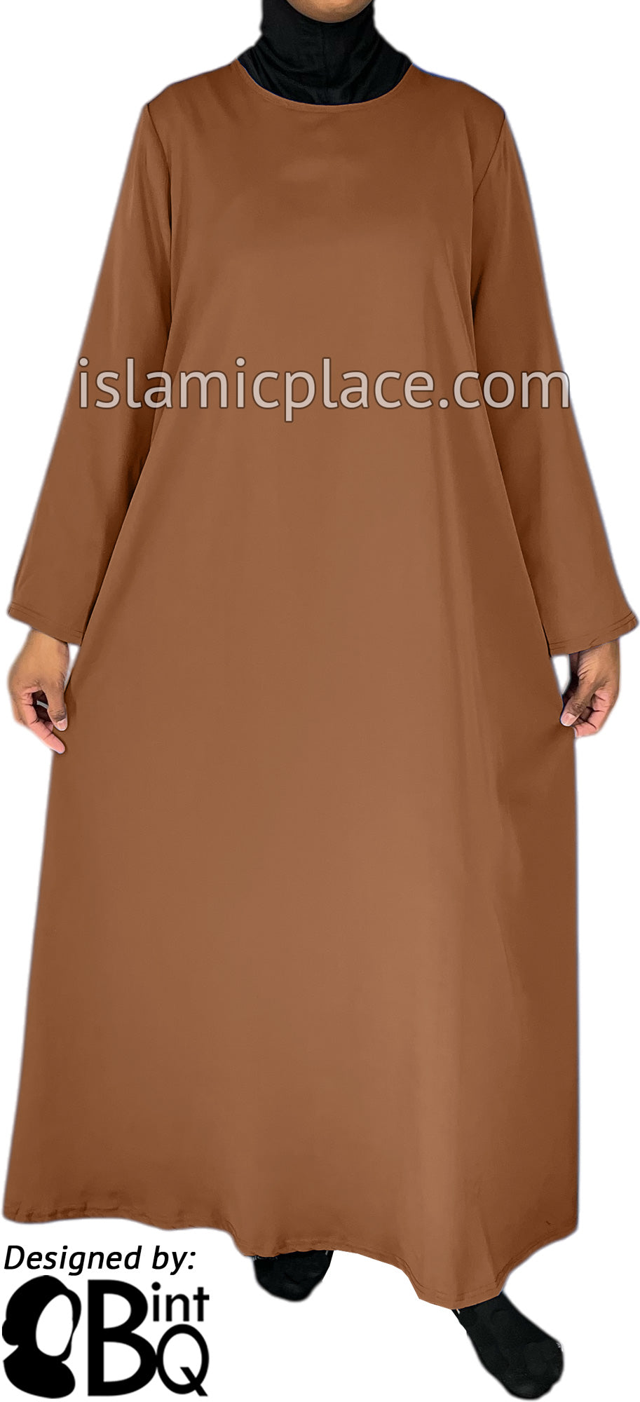 Hazelnut - Basics Plain Abaya by BintQ