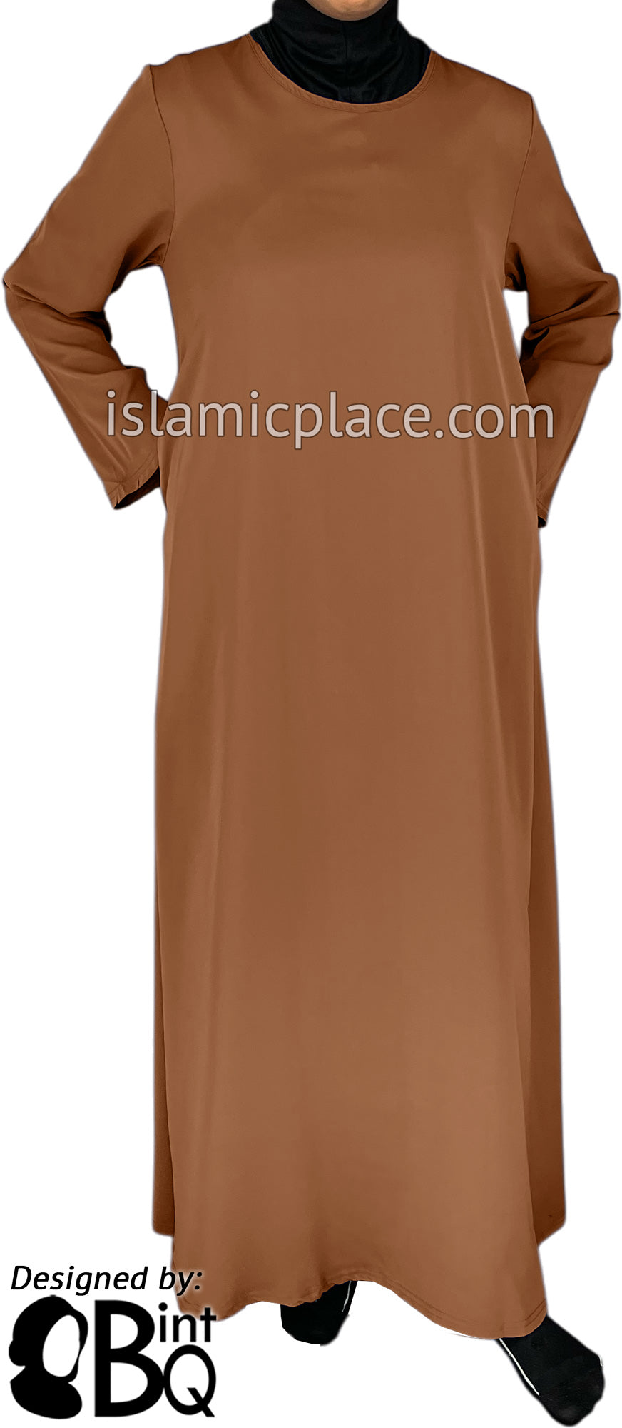 Hazelnut - Basics Plain Abaya by BintQ