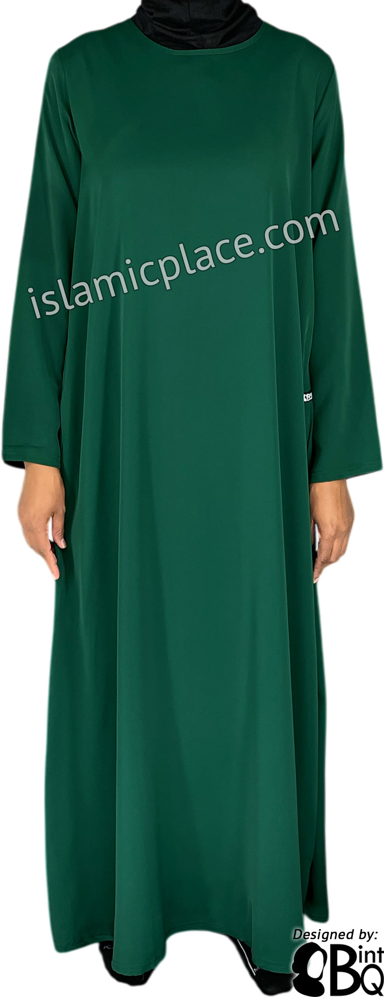 Hunter Green - Basics Plain Abaya by BintQ