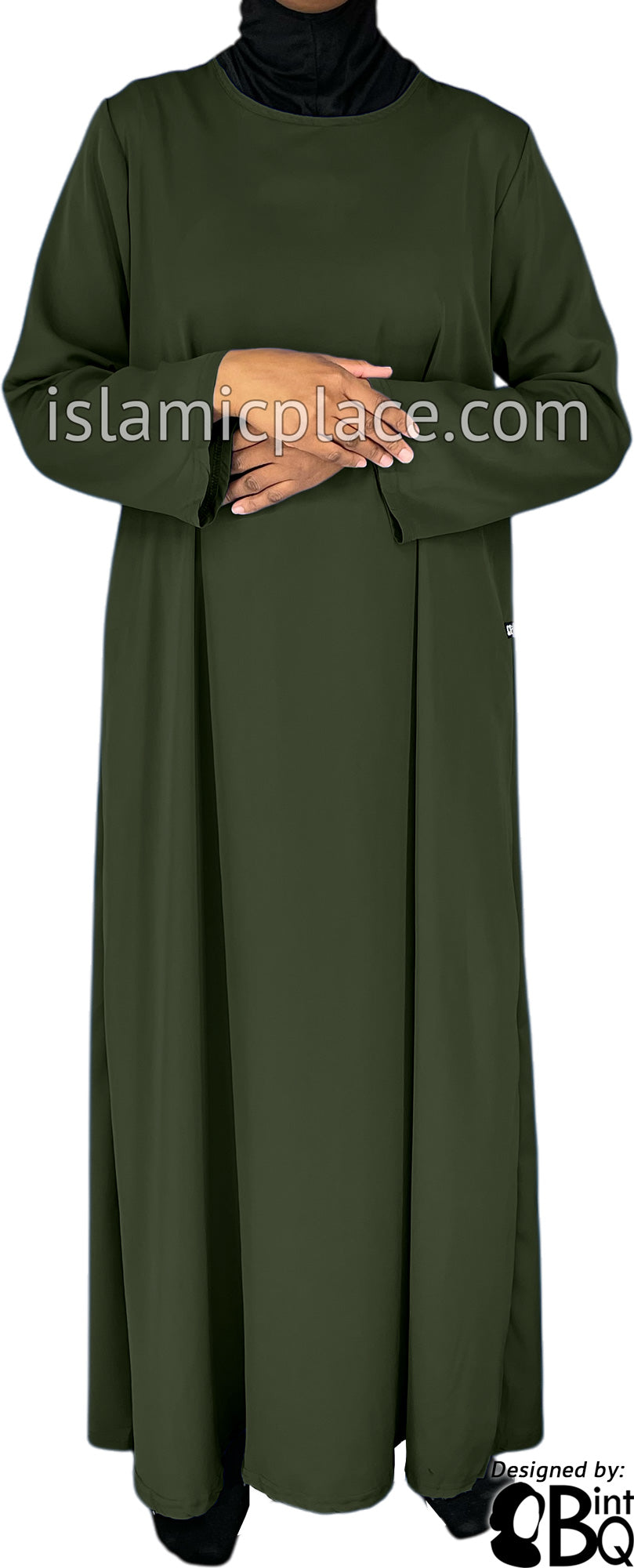 Olive - Basics Plain Abaya by BintQ