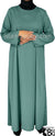 Seafoam Green - Basics Plain Abaya by BintQ