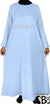 Sky Blue - Basics Plain Abaya by BintQ