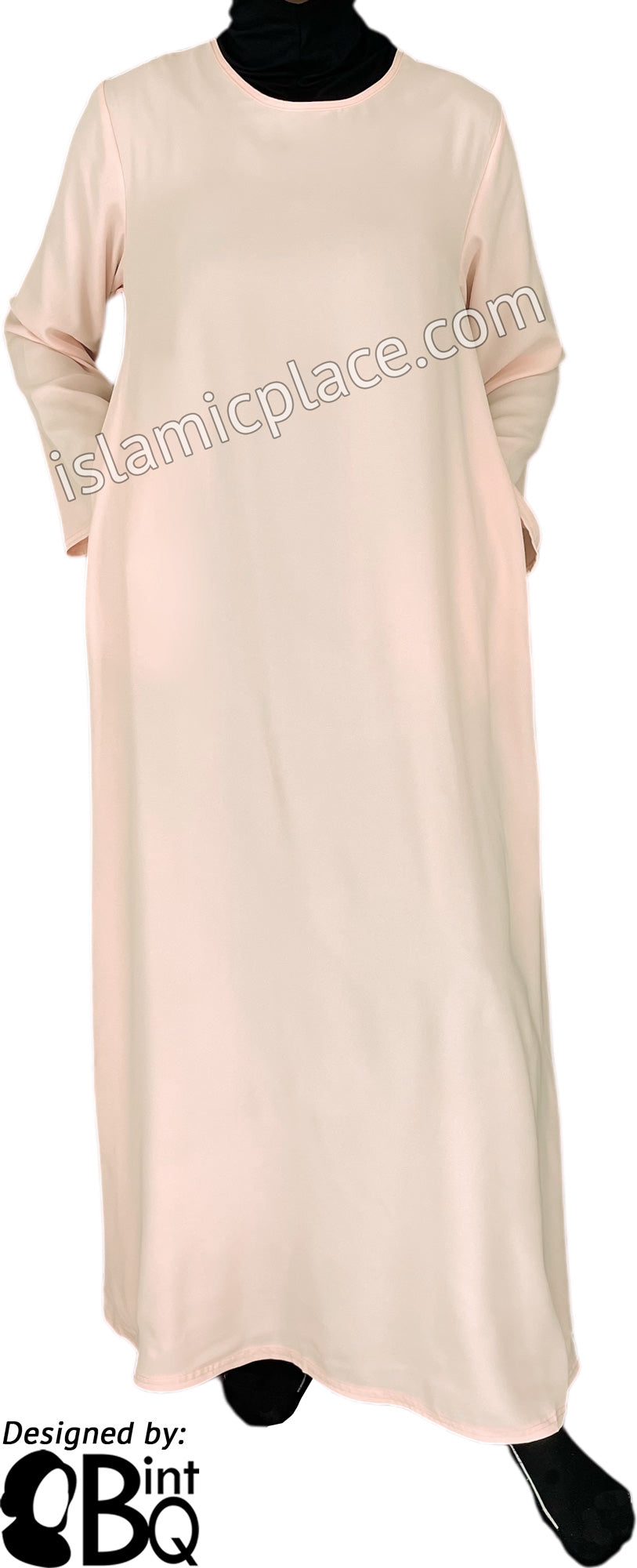 Warm Ivory - Basics Plain Abaya by BintQ