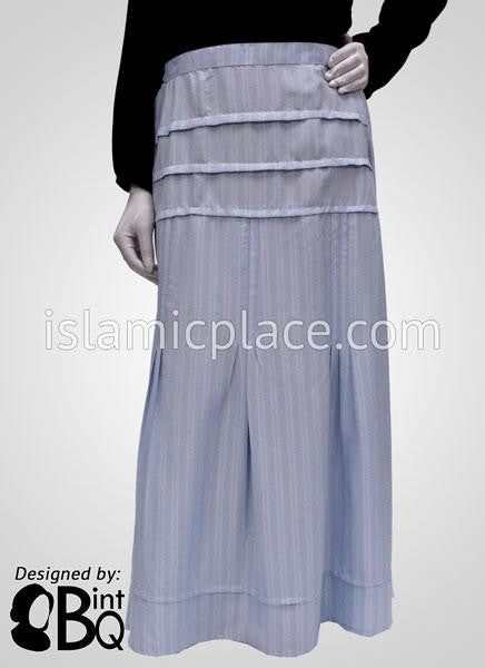 Close up Pleated Sky Blue Skirt - BQ129