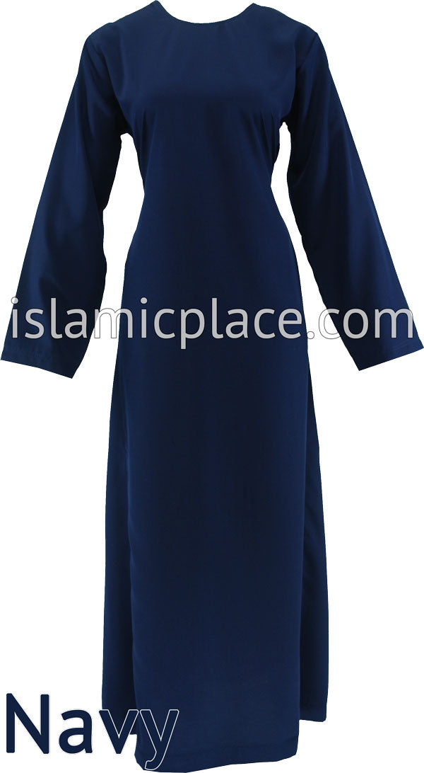 Navy - Girl&#39;s Basics Plain Abaya by BintQ