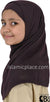 Plum Plain Girl size (2-piece) Hijab Al-Amira