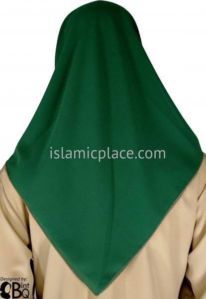 Hunter Green - Georgette 45" Square Khimar