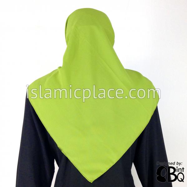 Light Olive Green - Georgette 45" Square Khimar