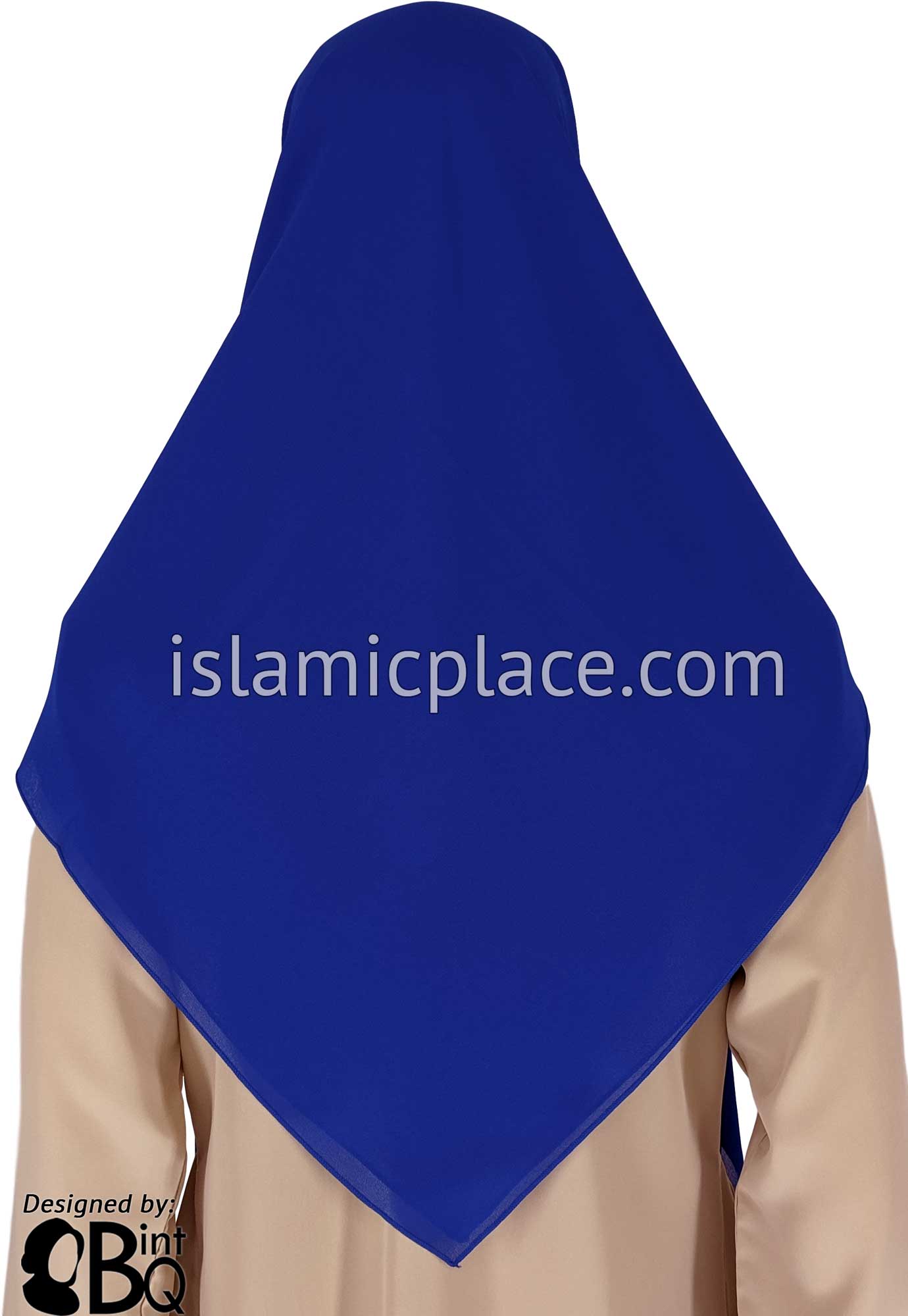 Royal Blue - Georgette 45" Square Khimar