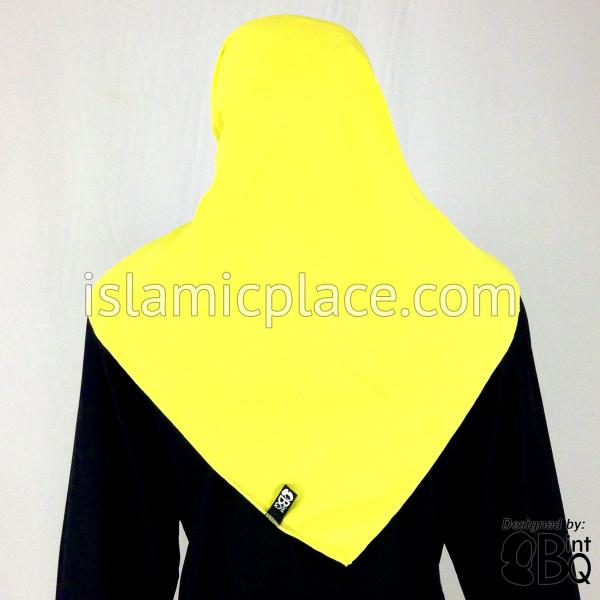 Lemon Yellow - Georgette 45" Square Khimar