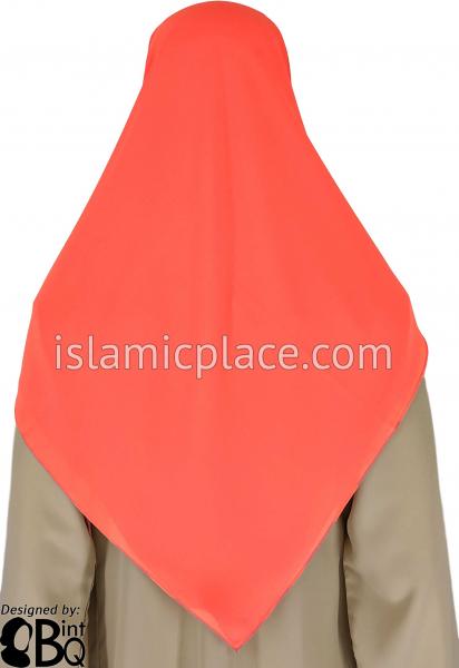 Coral - Georgette 45&quot; Square Khimar