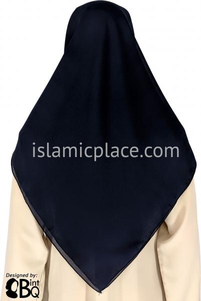 Midnight Navy Blue - Georgette 45" Square Khimar