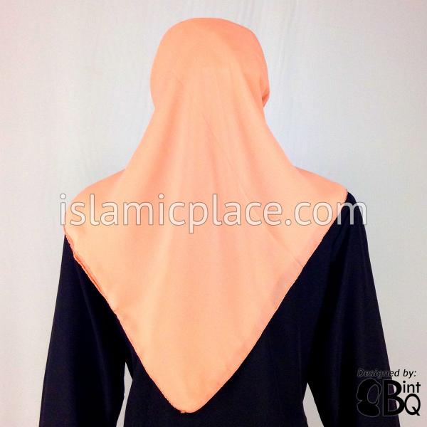 Peach Rose - Georgette 45" Square Khimar