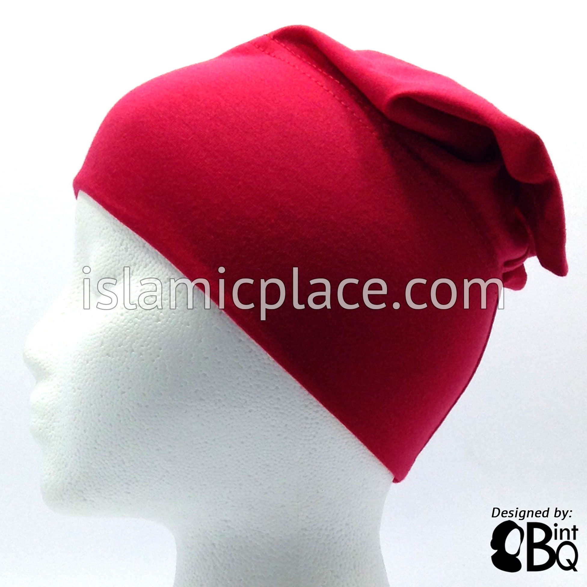 Coral Red - Plain Underscarf