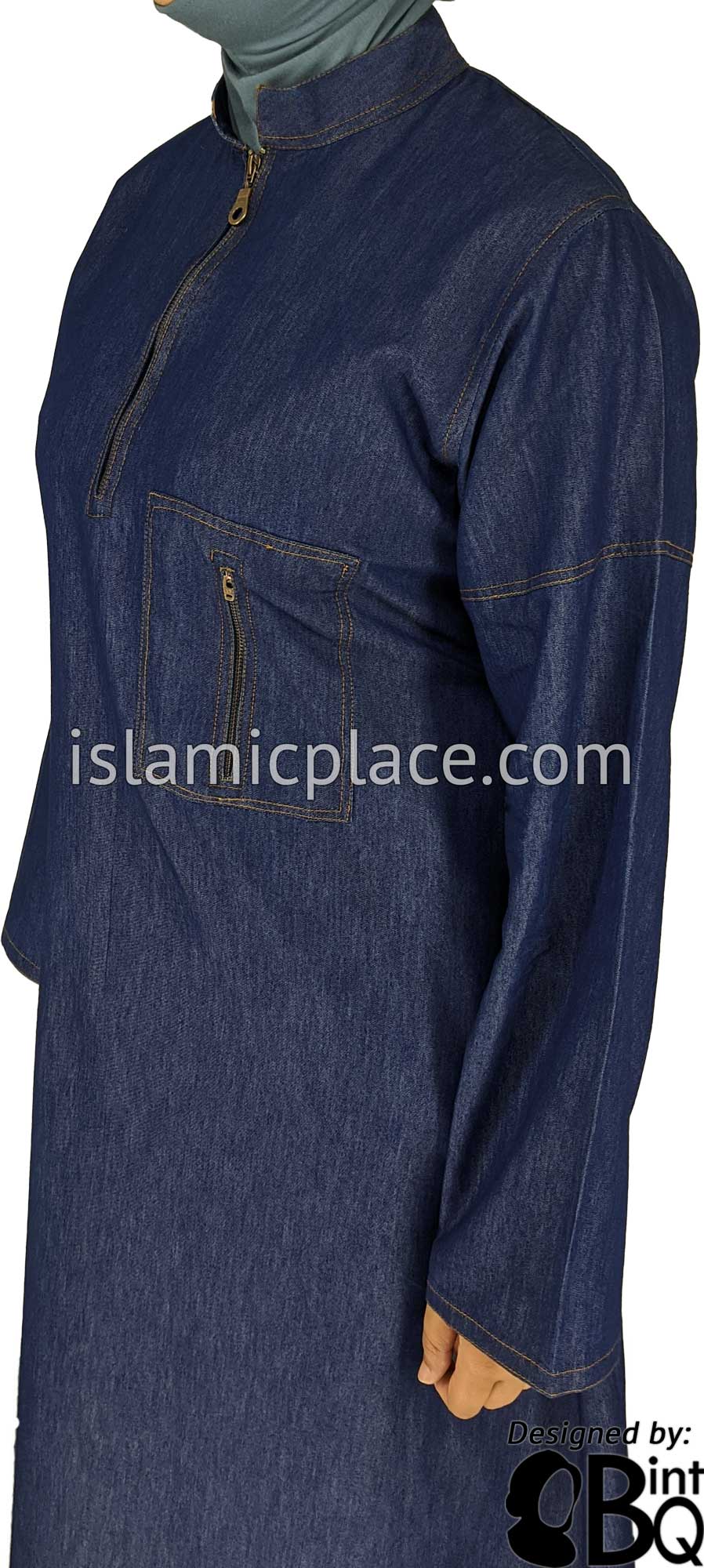 Dubai Denim Abaya Muslim Women Long Maxi Dress Kaftan Robe Islamic Loose  Robe | eBay