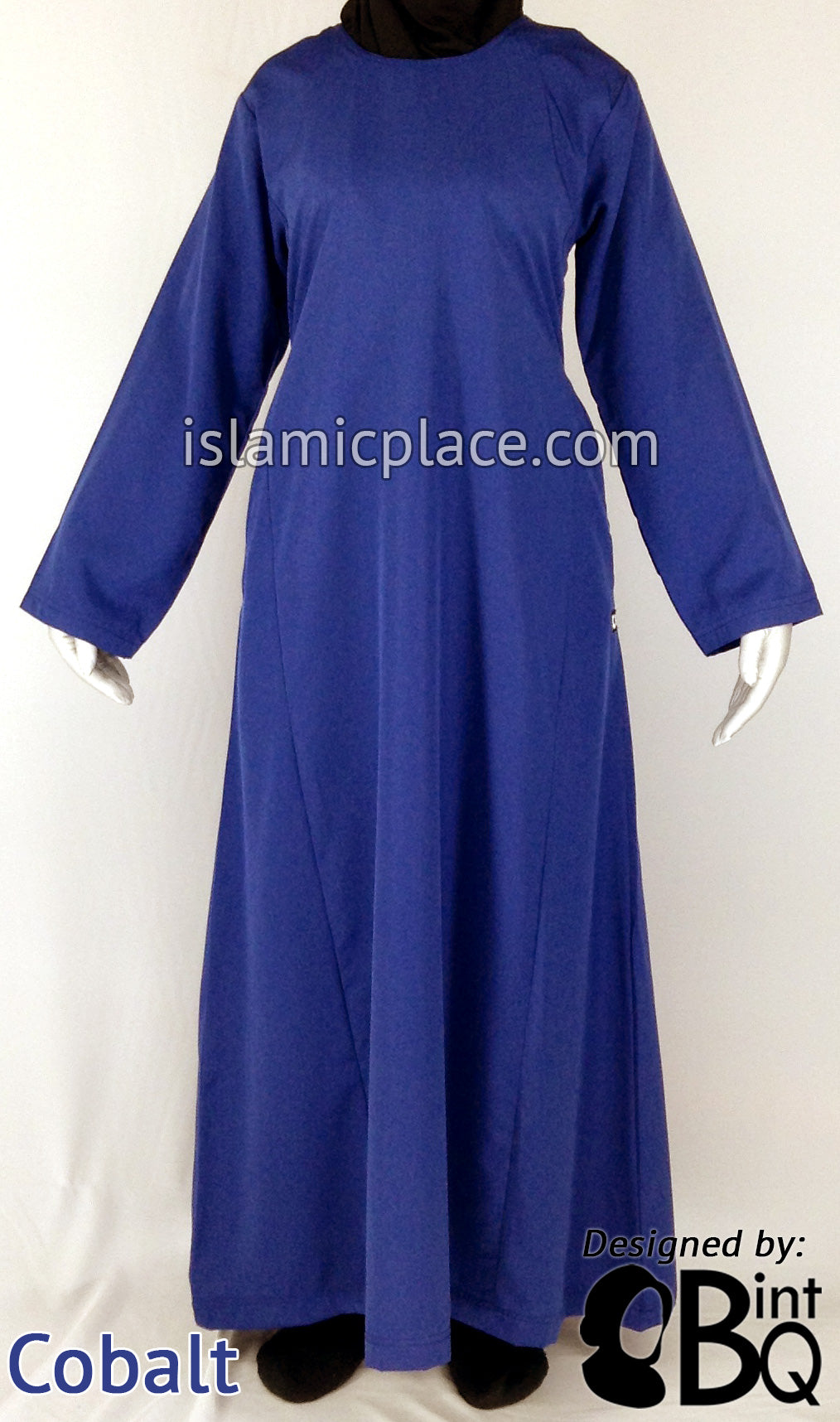 Cobalt Blue - Basics Plain Abaya by BintQ