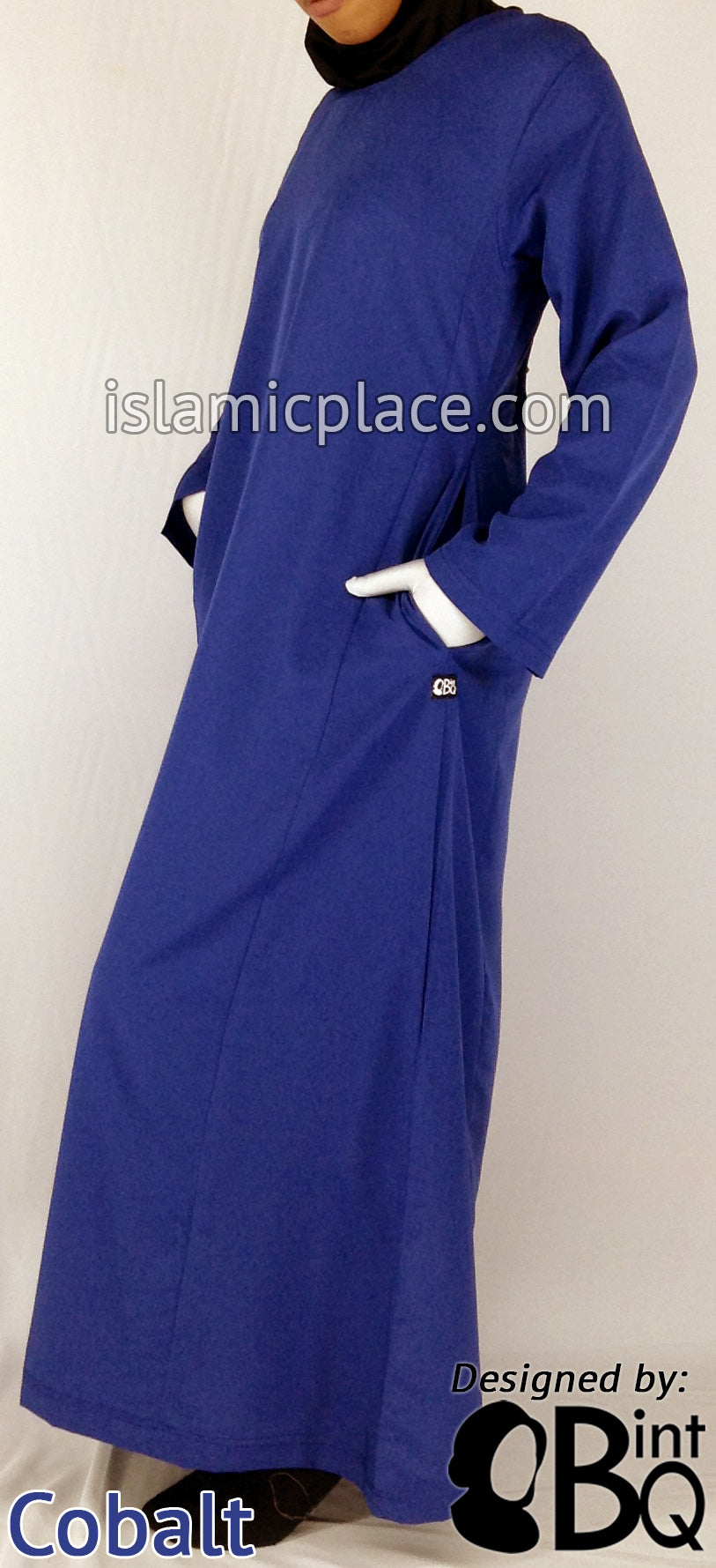 Cobalt - Basics Plain Abaya by BintQ