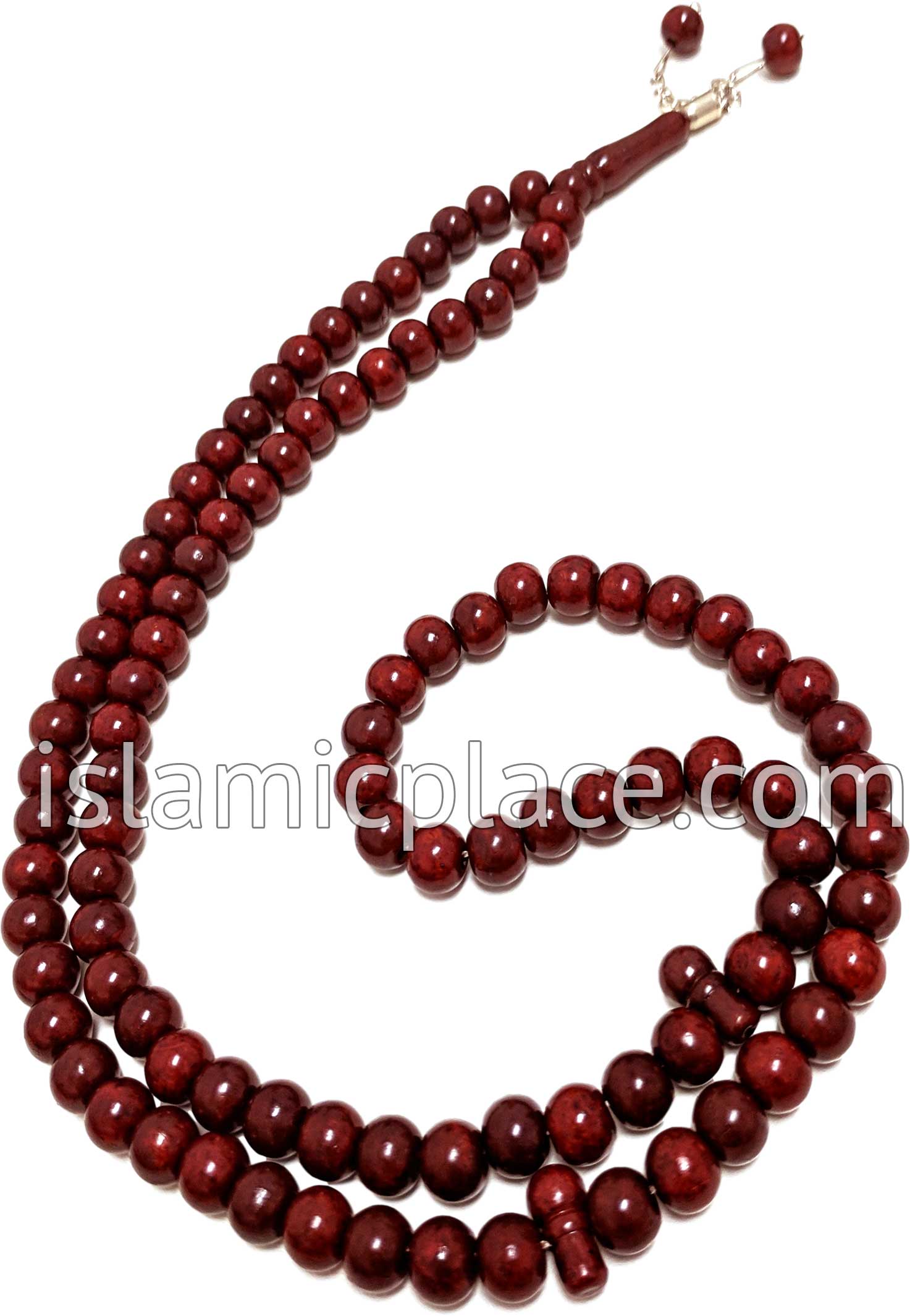 Saddle Brown - Wali-ud-Deen Tasbih Prayer Beads