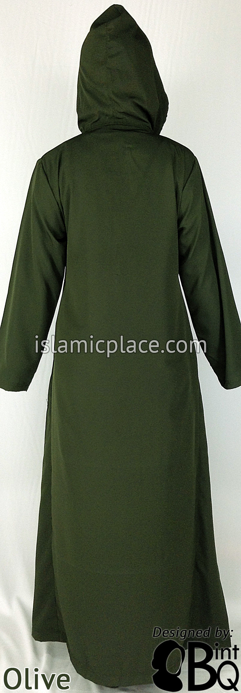 Olive - Sakina Sporty Hooded Abaya by BintQ - BQ193