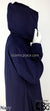 Navy Blue - Sakina Sporty Hooded Abaya by BintQ - BQ193