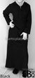 Black - Sakina Sporty Hooded Abaya by BintQ - BQ193