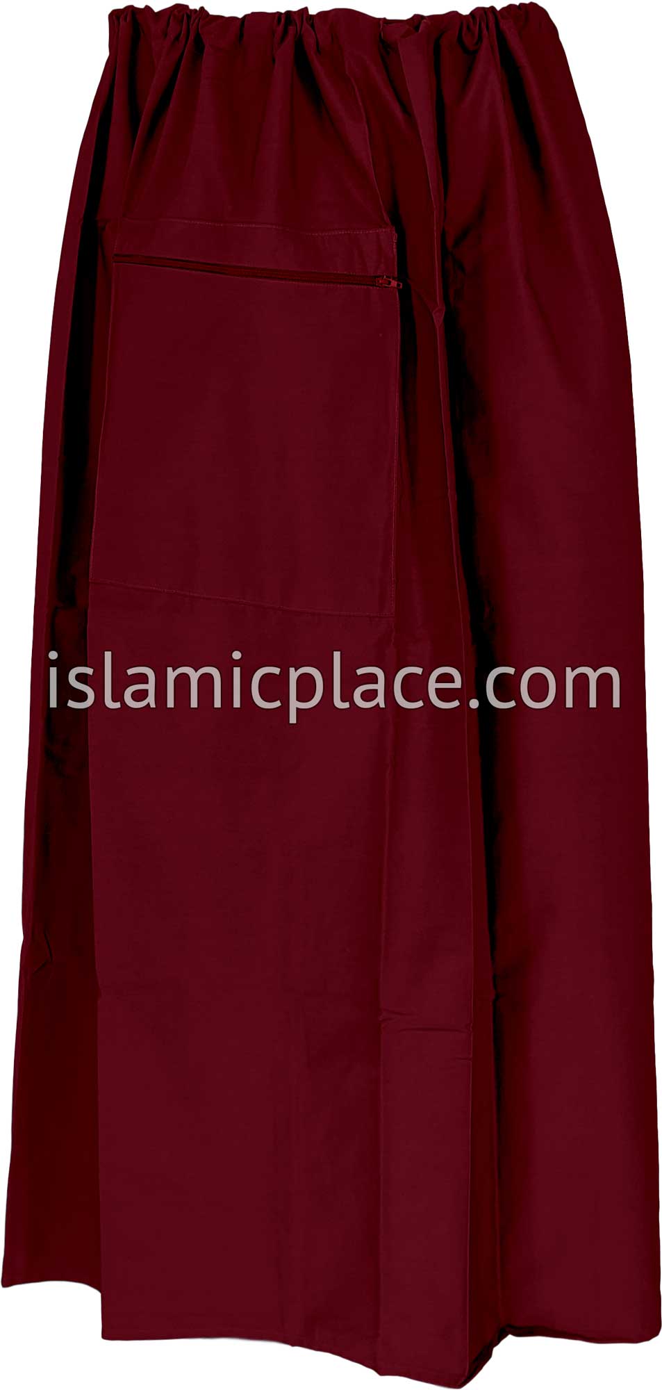 Burgundy - Solid Color Men Lungi Izar