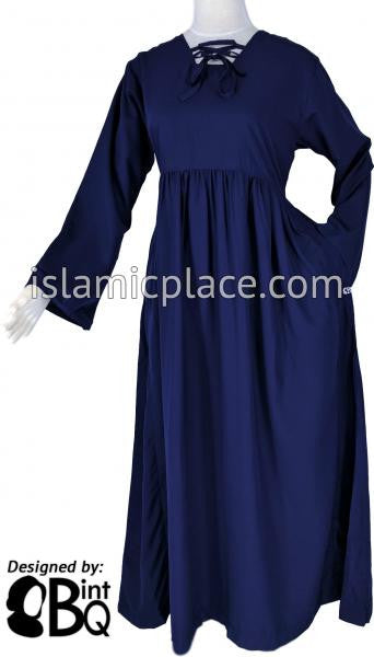 Navy - Yaminah Swing Abaya by BintQ - BQ42