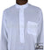 White - Men Saudi Ad-Daffah LT Thob by Ibn Ameen - IA3