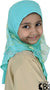 Aqua - Daisy Sketch Hijab Al-Amira - Girl size (1-piece) - Design 2