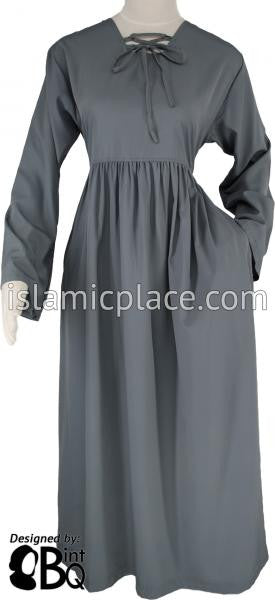 Slate - Girl's Yaminah Swing Abaya by BintQ - BQ42