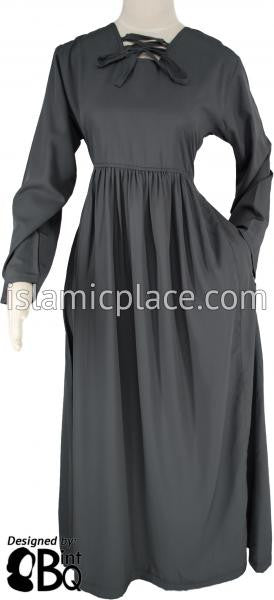 Graphite - Girl's Yaminah Swing Abaya by BintQ - BQ42