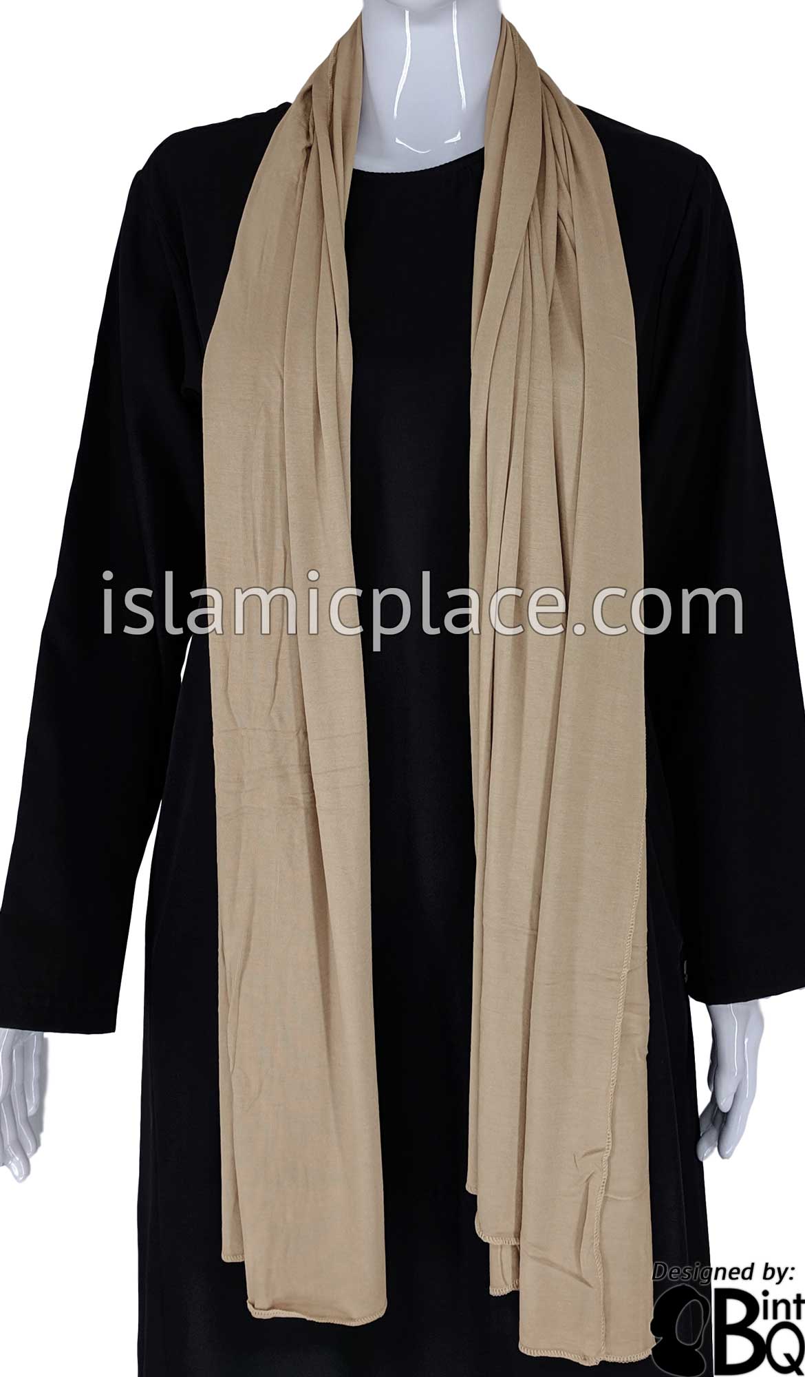 Oyster Plain - Jamila Jersey Shayla Long Rectangle Hijab 30"x70"