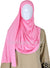 Pink Plain - Jamila Jersey Shayla Long Rectangle Hijab 30"x70"