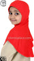 Red - Plain Girl size (1-piece) Hijab Al-Amira