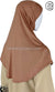 Glazed Pecan - Plain Teen to Adult (Large) Hijab Al-Amira (1-piece style)