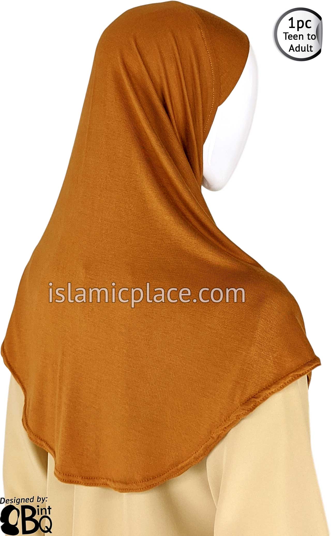 Pumpkin Spice - Plain Teen to Adult (Large) Hijab Al-Amira (1-piece style)