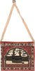 Red - Kaba Design Prayer Rug with Matching Zipper Carrying Bag