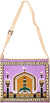 Lavender - Contemporary Masjid Design Prayer Rug with Matching Zipper Carrying Bag