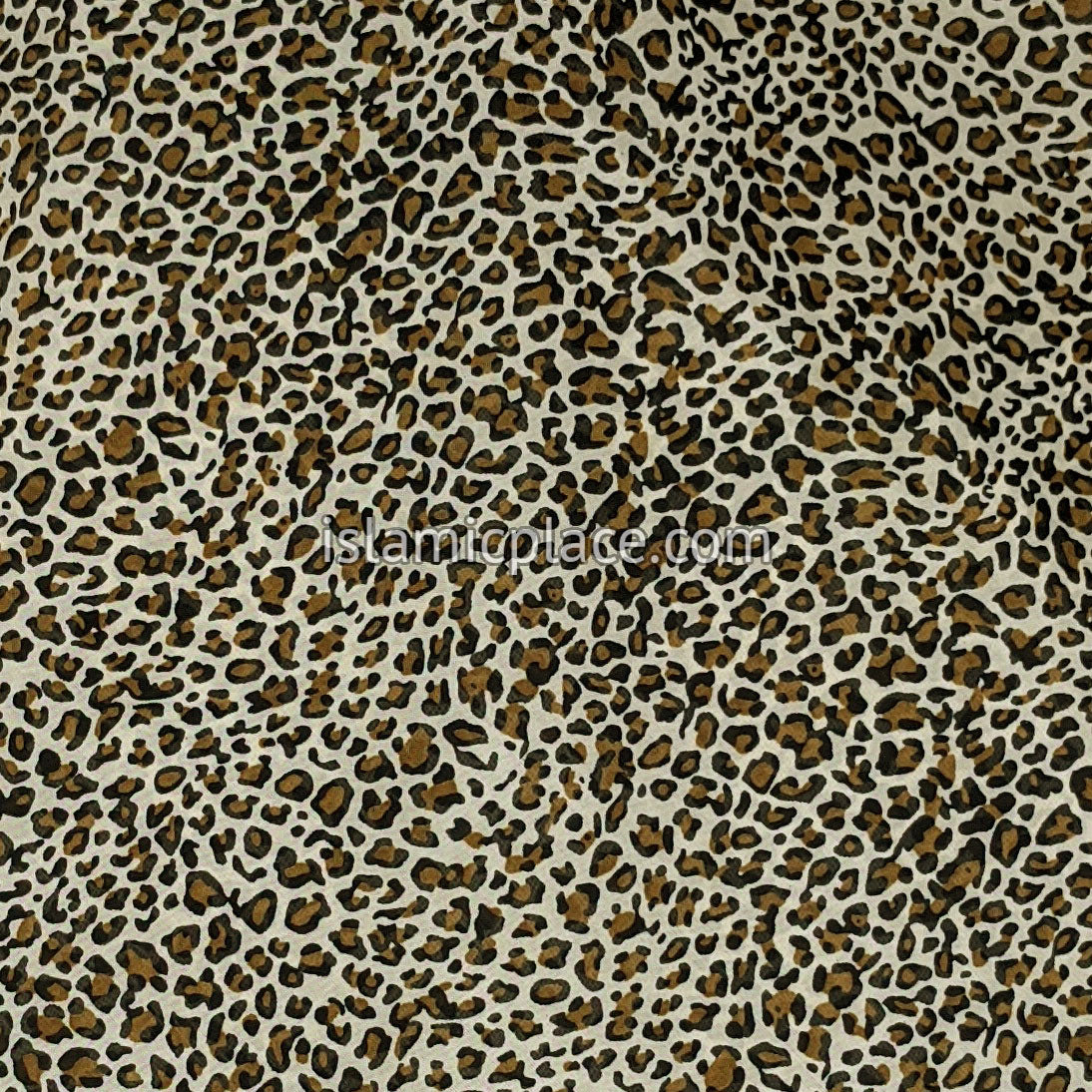 Leopard Print - 45" Square Printed Khimar