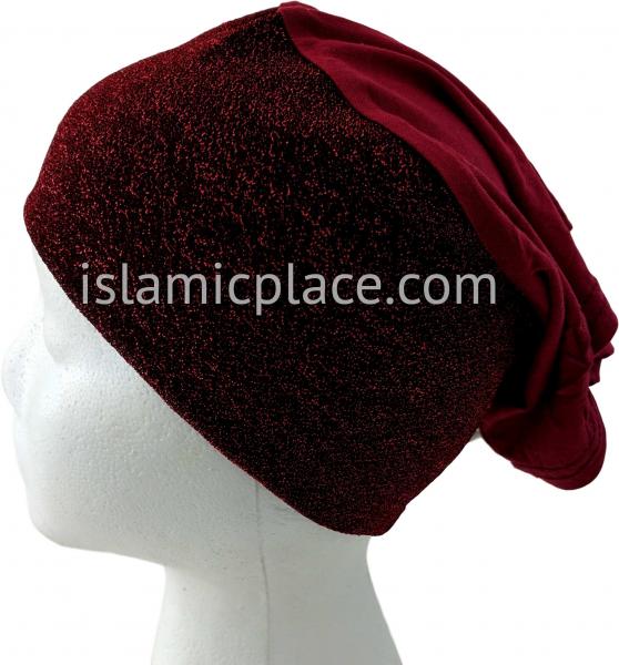 Burgundy - Metallic Underscarf