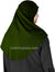 Olive - Luxurious Lycra Hijab Al-Amira - Teen to Adult (Large) 1-piece style