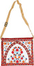 Red - Floral Mihrab Design Prayer Rug with Matching Zipper Carrying Bag