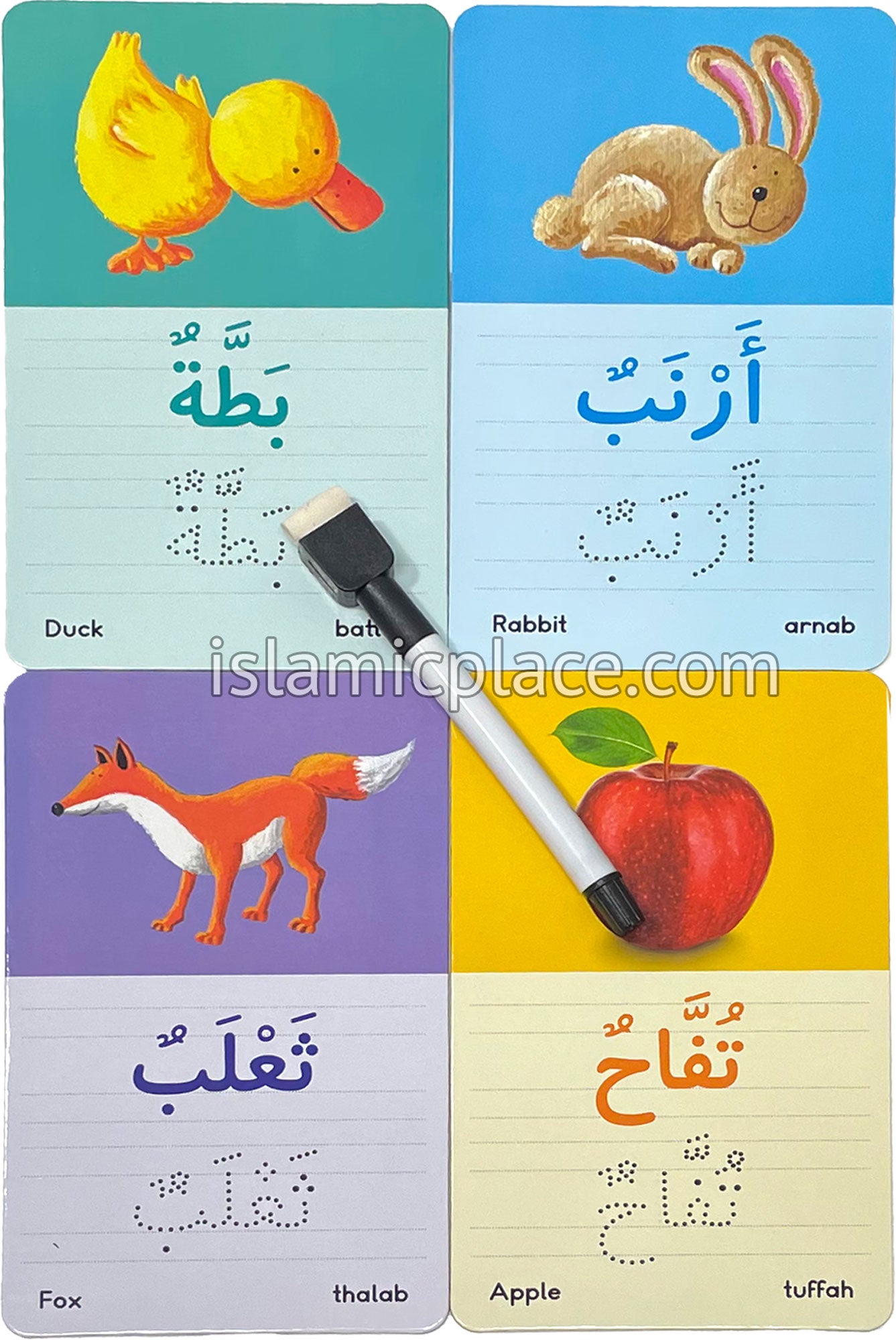 Arabic Words Activity Flash Cards